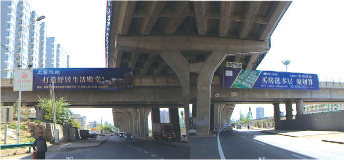 桥体广告